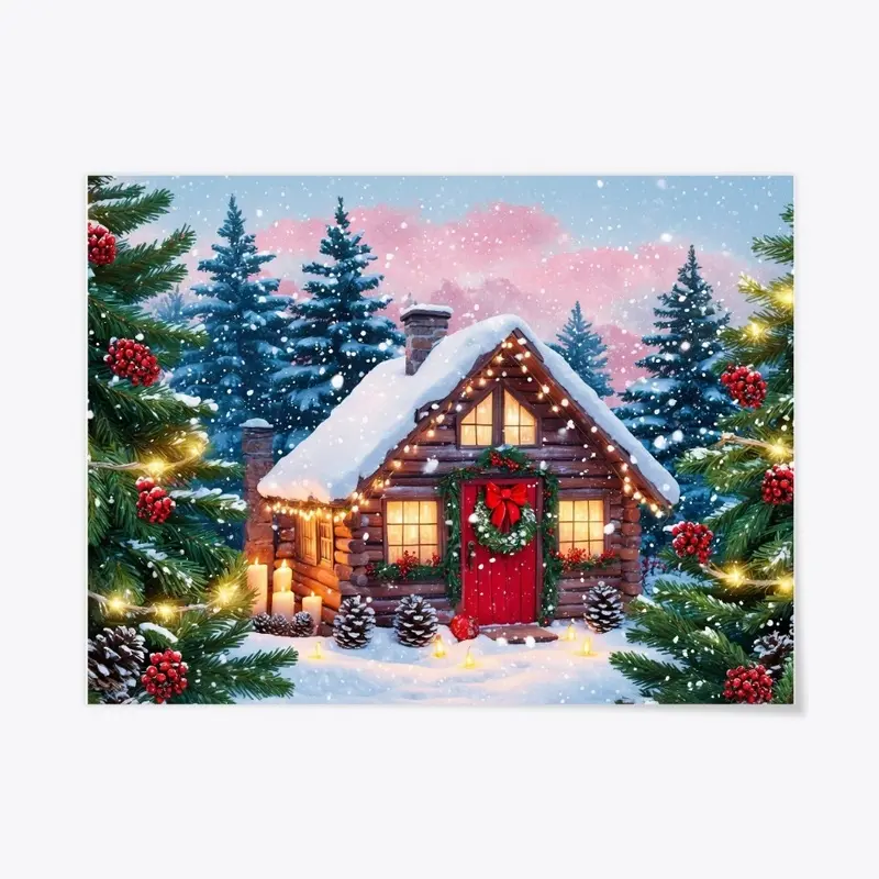 Xmas Snow Cabin