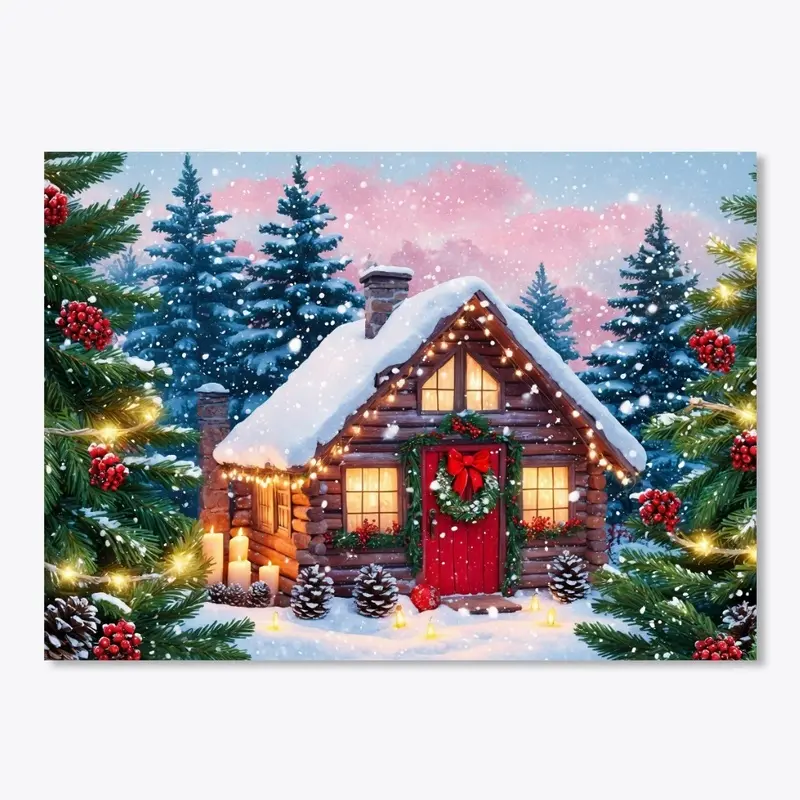 Xmas Snow Cabin